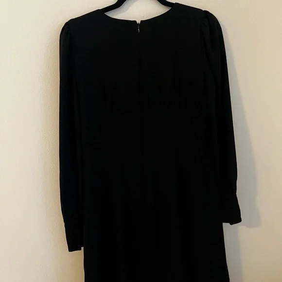 J. Crew Classic Black Long Sleeve Dress - Picture 1 of 3